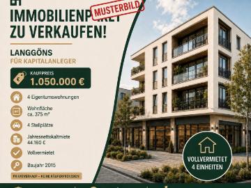 4 vollvermietete Eigentumswohnungen in Langgöns –...