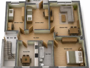 4 Zimmer Eigentumswohnung 84m² mit Balkon & Fernblick –...