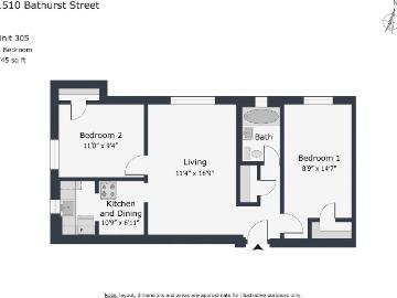 1510 Bathurst Street 2 Bedroom Apartment for Rent at...