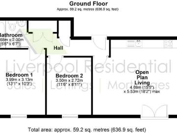 2 bed flat for sale