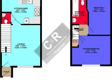 2 bed house for sale