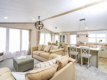 2 Bedroom Lodge For Sale In Hambleton, Lancashire
