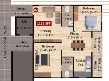2 BHK Apartment in NRI Layout for resale Bengaluru. The...