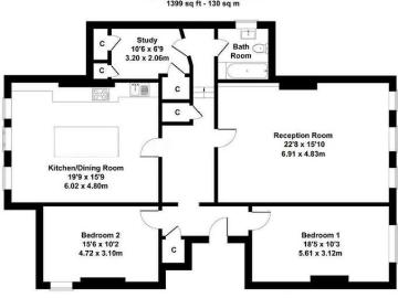 3 bed flat for sale