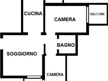 3 locali con cantina