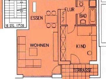 Ebenerdige 3 ZKB Wohnung mit kleinem Gartenanteil TG Platz