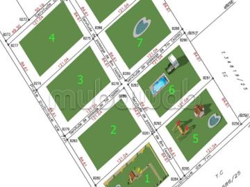 Terrain de 8 Hectares Divisé en 8 Lots Titres