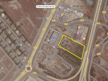 Terrain 1 Ha Axe A3 Bouskoura – Façade autoroute