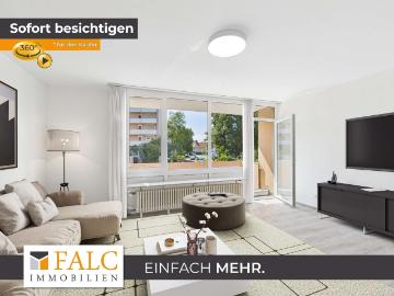 TOP sanierte 3 Zimmer Wohnung mit Balkon im EG