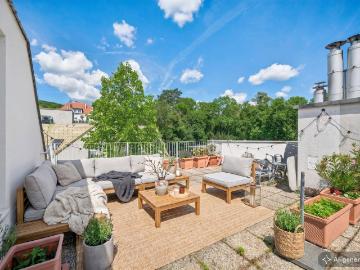 Traumhafte Familienwohnung mit ca. 45 m² Dachterrasse...