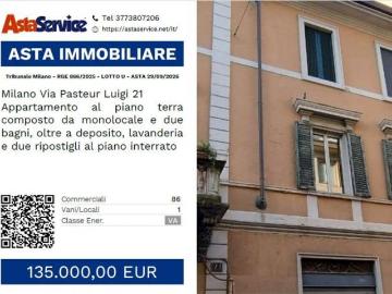 Tribunale Milano RGE 866/2025 LOTTO U Tribunale Milano...
