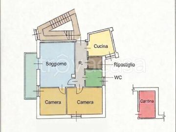 Trilocale in vendita a Roma via Camillo Peano, 00, Nuovo...