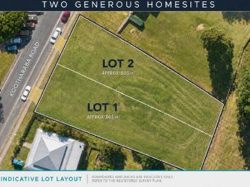 Two Lots, One Outstanding Opportunity