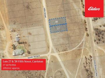 VACANT BLOCKS FOR AUCTION LOTS 27 & 38 Under Section 184...