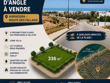 Vente terrain 336 m² à Temara