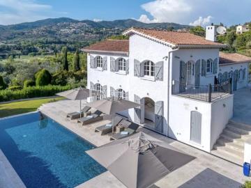 Vente villa à Mandelieu avec piscine et vue panoramique