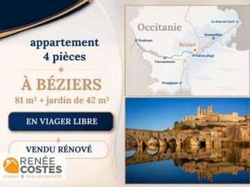 Vente Appartement 4 pièces 80 m2 Beziers
