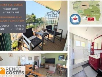 Vente Appartement 4 pièces 81 m2 L'hay les roses