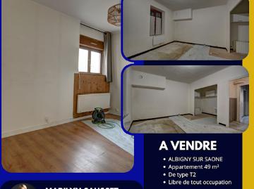 Vente Appartement 2 pièces 49 m2 Albigny sur Saône