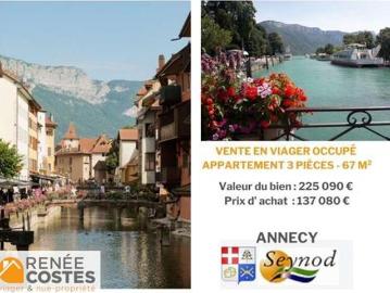 Vente Appartement 3 pièces 67 m2 Annecy