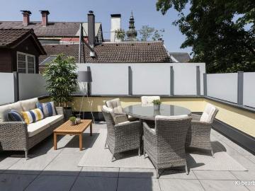 Wohnen am Burggarten * große Dachterrasse * Erstbezug...
