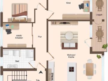 Wohnung zu verkaufen zentrale Lage