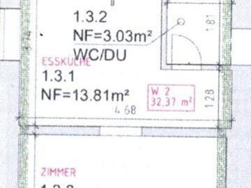 Zentrale, Renovierungsbedürftige Kleinwohnung im 1....