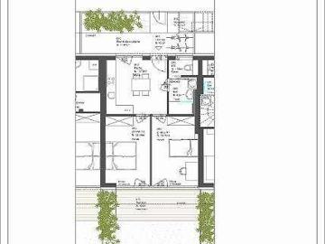 ZwZweizimmerwohnung mit Garten in der Nähe der...