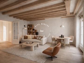 A vendre à Paris 6ème arrondissement, appartement rénové de