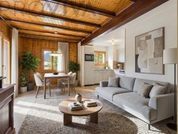 Alpines Wohnglück – Chalet mit Wellness Oase und Bergblick