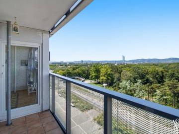 Am Donaupark: Helle 3 /4 Zimmer Wohnung mit Fernblick,...
