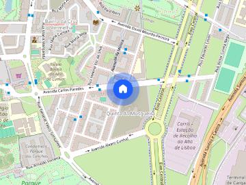 Apartamento inteiramente mobilado e equipado no Lumiar