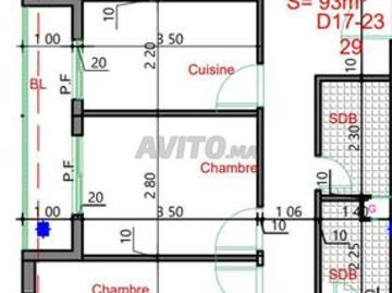 Appartement à vendre 93 m² à Kénitra