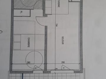 Appartement de 44m2 à louer sur Marseille 03