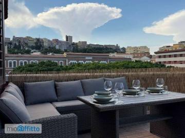 Attico arredato con terrazzo Cagliari