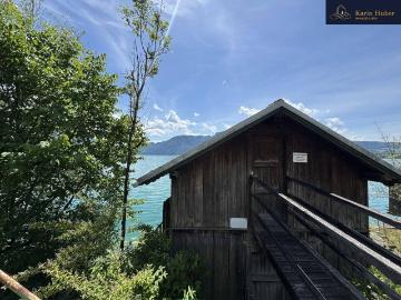 Badehütte am Eigengrund mit direktem Seezugang und...