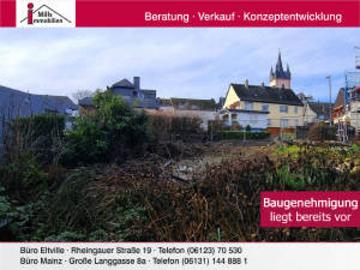 Baugrundstück mit Baugenehmigung in schöner Wohnlage
