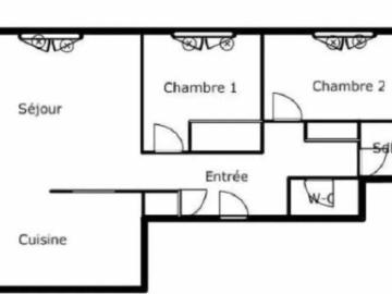 Beau 3P meublé 80m² proche place Saint Pierre