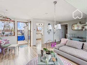 Beautiful living above the rooftops of Bremen Findorff,...