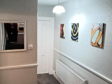 Bed in a homely triple bedroom, in Glasnevin