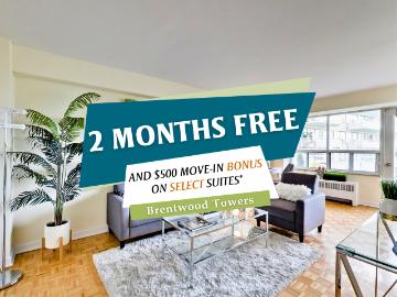 Brentwood Towers 1 Bedroom Apartment for Rent at 23...