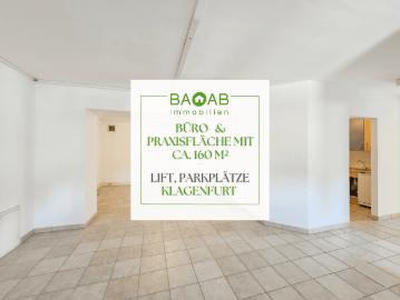 BÜRO & PRAXISFLÄCHE MIT CA. 160 M² | LIFT | PARKPLÄTZE |...