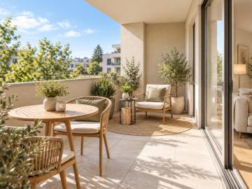 CALUIRE ET CUIRE Frontière Croix Rousse – T3 OUEST + LOGGIA