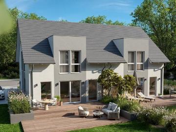 Modernes Doppelhaus in Marktl am Inn projektiert nach...