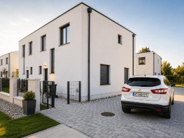 Einziehen & Wohlfühlen Modernes Doppelhaus mit großem...