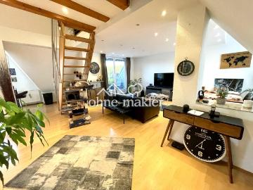 Einzigartige Maisonette Studio Wohnung mit Balkon