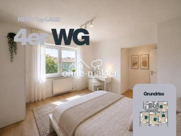 Erstbezug / Neugründung: Hochwertige 4 Zimmer WG am...