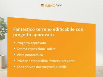 Fantastico terreno edificabile con progetto approvato