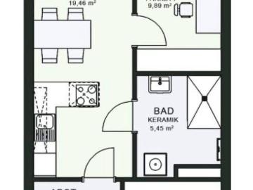 Garten Wohnung bei Messe Graz