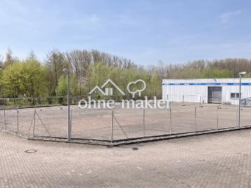Gewerbe Außenfläche 900m² gepflastert, eingezäunt,...